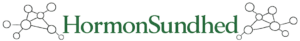 hormonsundhed logo with molecular design med mØrke m